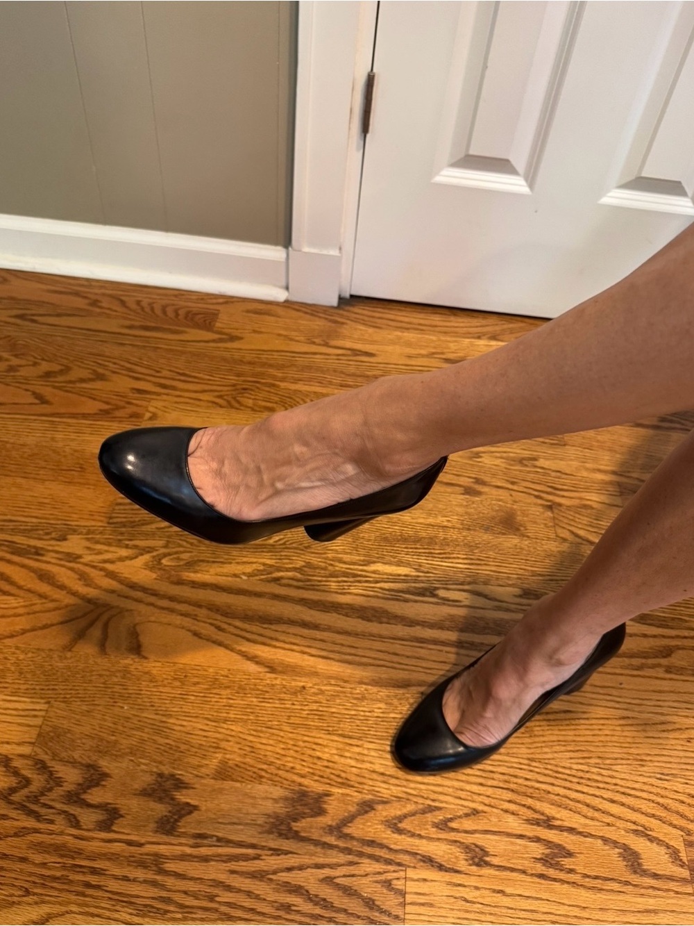 Coach Black Leather Women's Pumps
